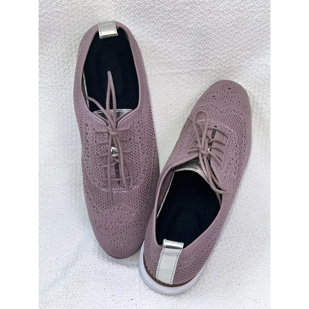 Cole Haan OriginalGrand Stitchlite Oxford Women 10 B Mauve Pink W19890